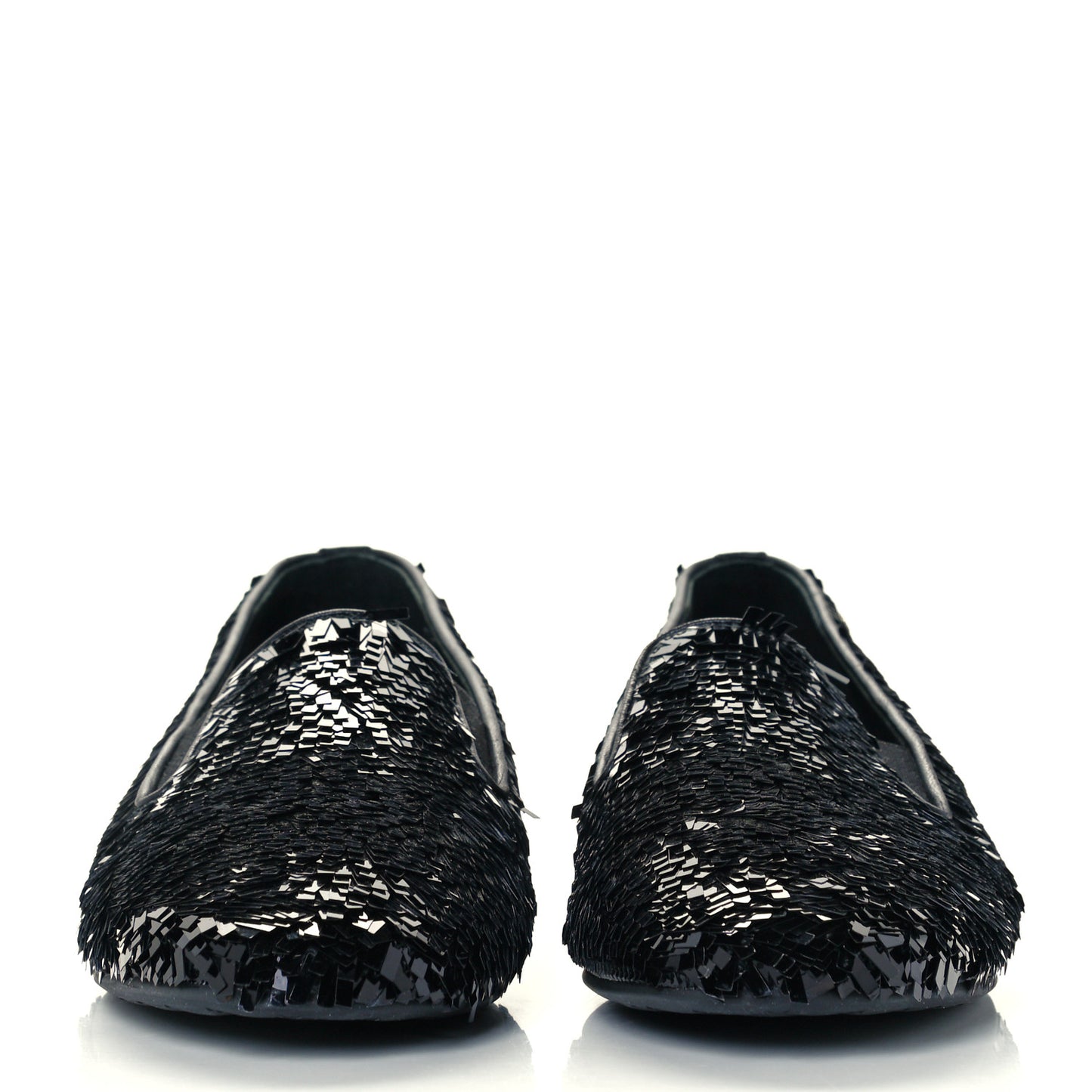 Sequin CC Loafers 37.5 Black