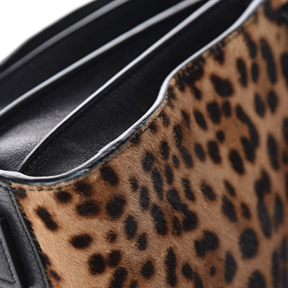 Saint Laurent Pony Effect Calfskin Leopard Print Baby Supple Sac De Jour 21 of 25