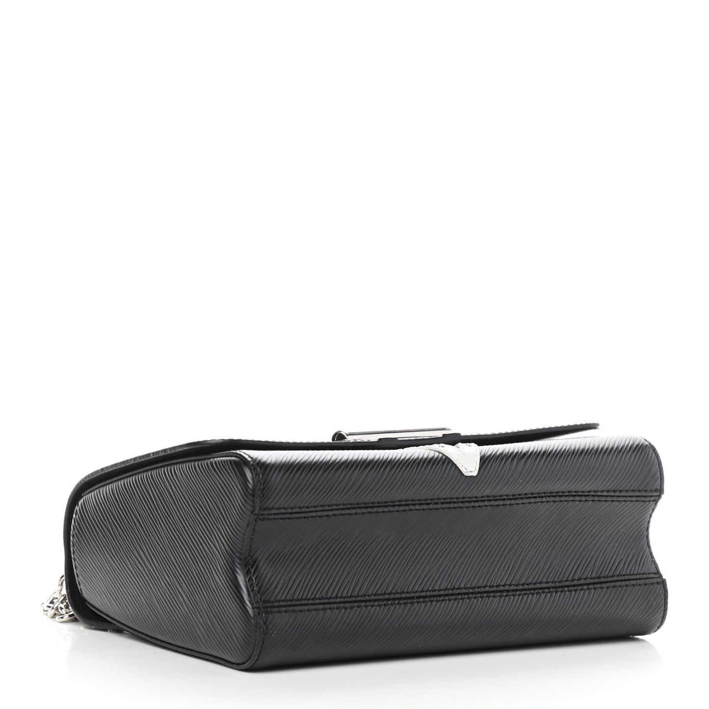 Epi Monogram Twist Shoulder Bag MM Black