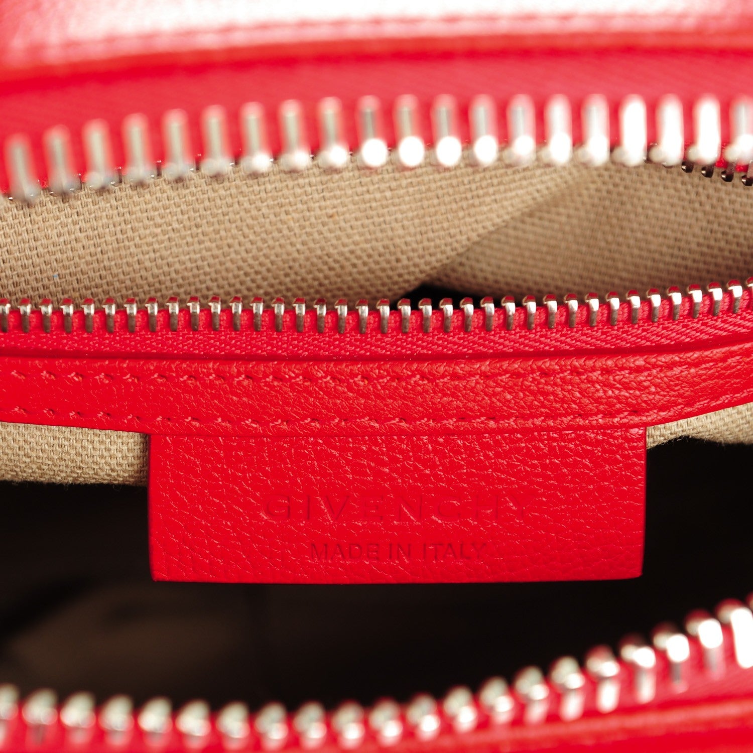 Givenchy Sugar Goatskin Mini Antigona Red 6 of 7