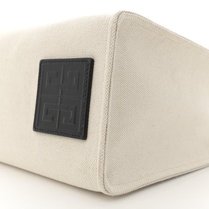 Givenchy Canvas Medium Tote Beige Black 10 of 12