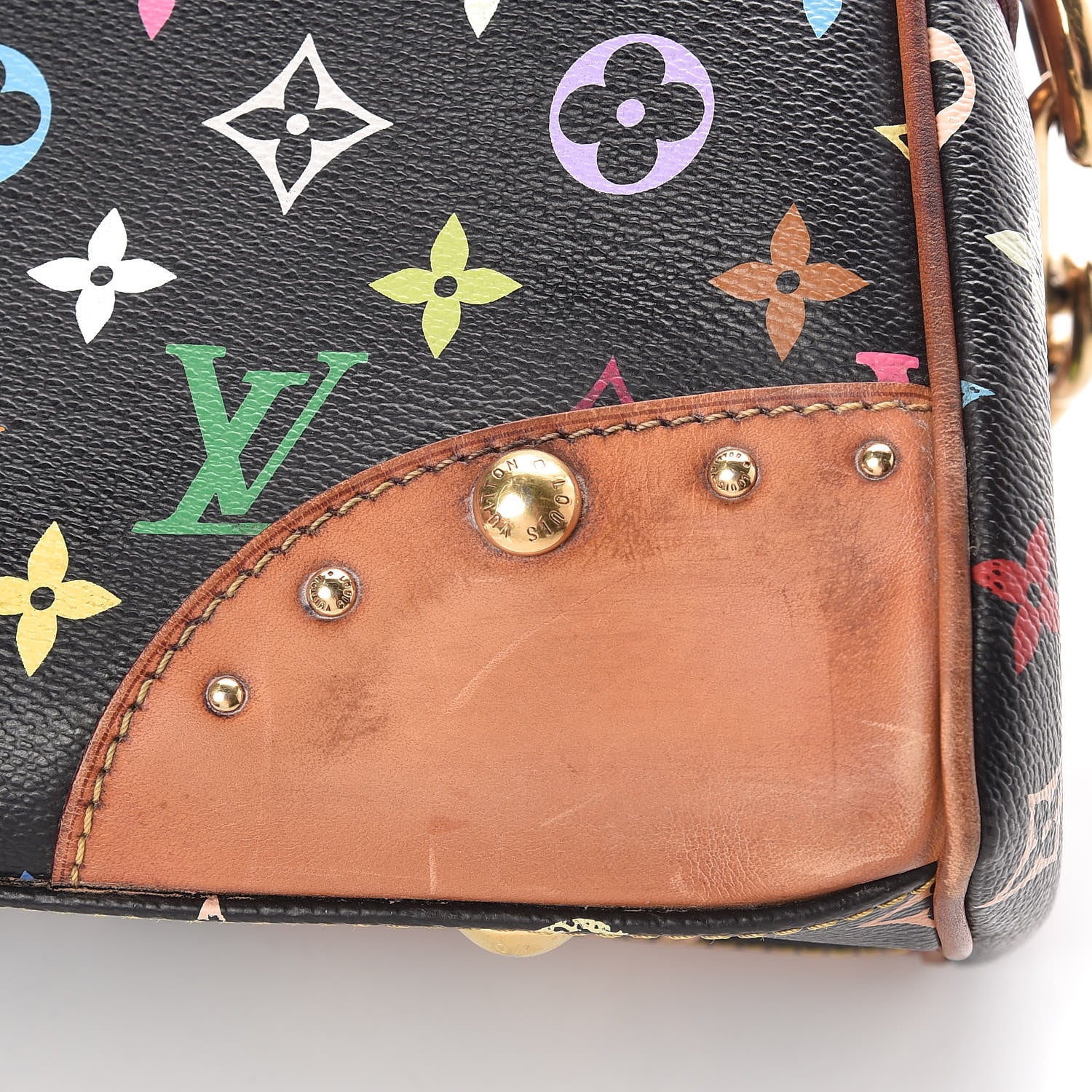 Louis Vuitton Monogram Multicolor Beverly MM Black 9 of 12