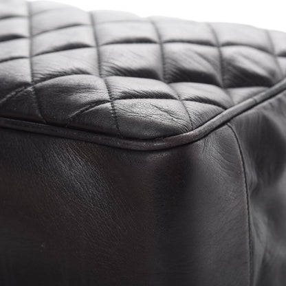 Chanel Lambskin Quilted Shopping Tote Black 14 of 18