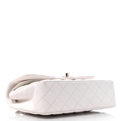 Chanel Caviar Quilted Small Double Flap White 4 of 9