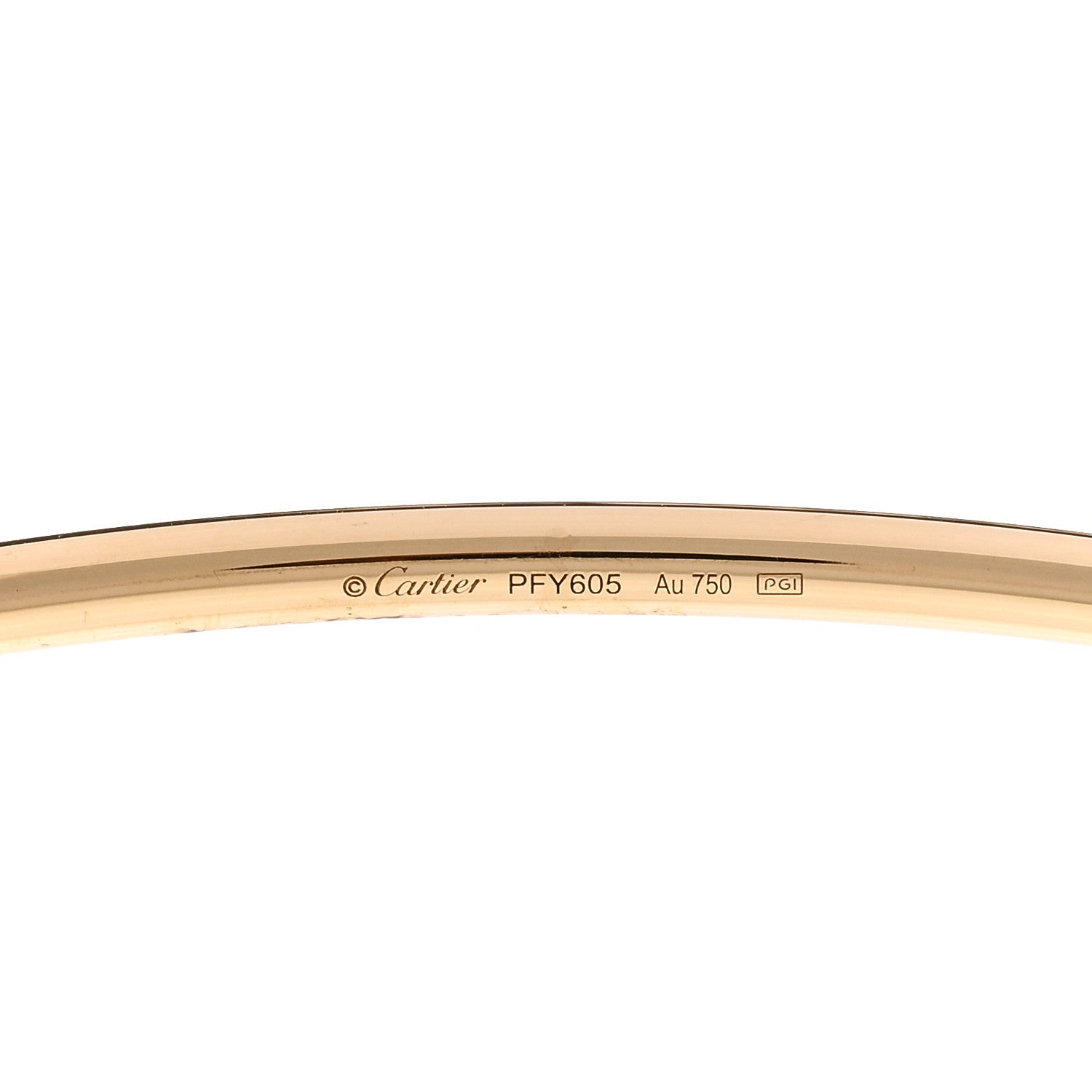 Cartier 18K Yellow Gold Diamond Juste Un Clou Necklace 3 of 4