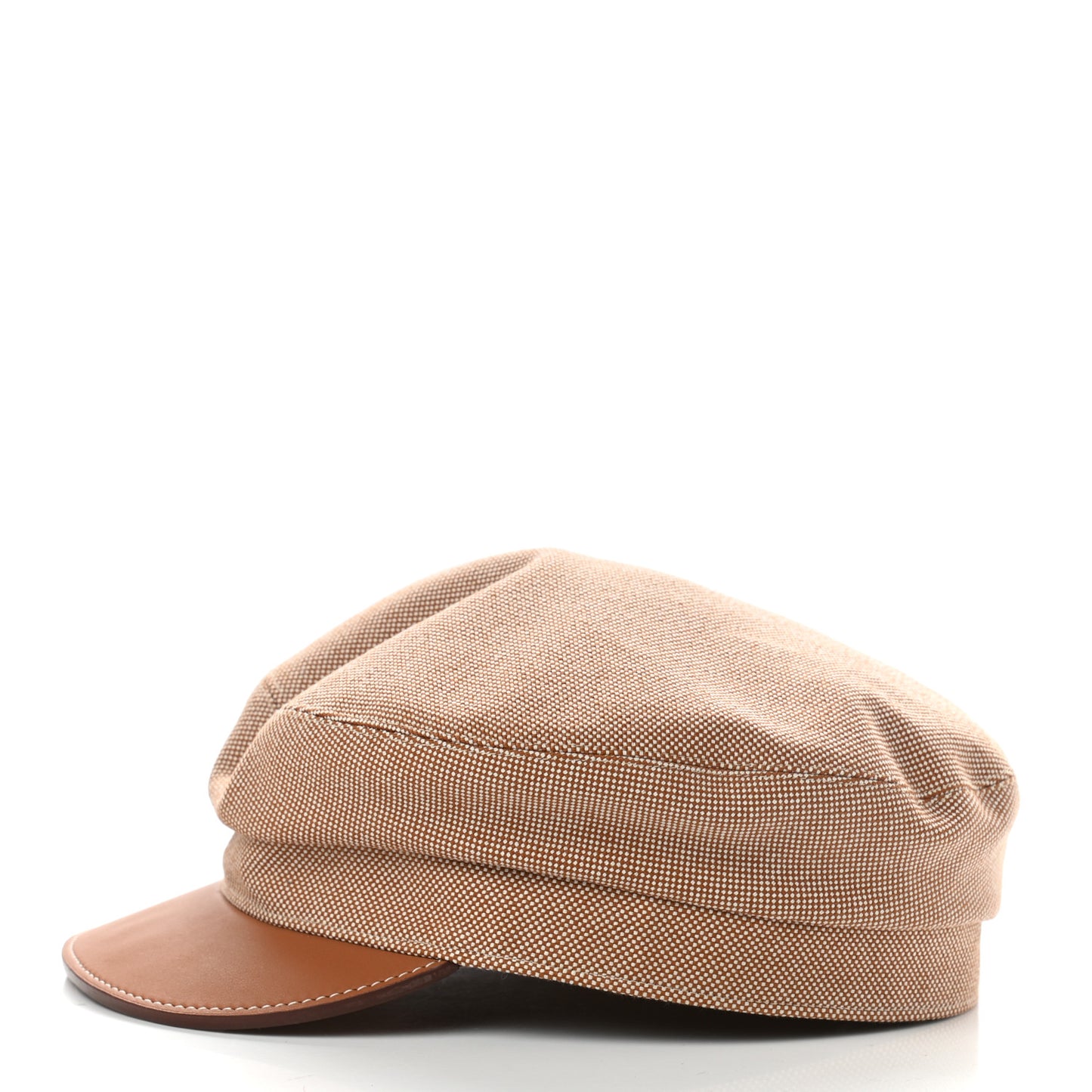 Cotton Silk Swift Clou de Selle Vauban Cap 58 Marron Alezan Gold