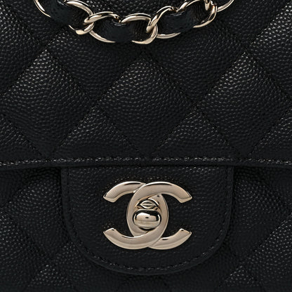 Chanel Caviar Quilted Mini Square Flap Black 8 of 13