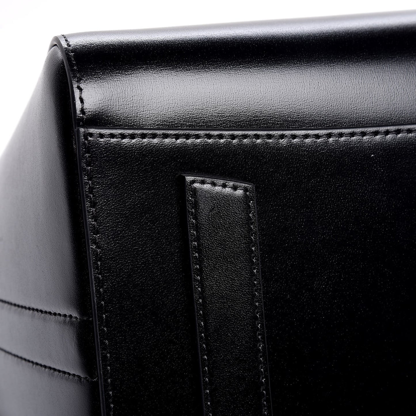 Shiny Lord Calfskin Medium Antigona Black