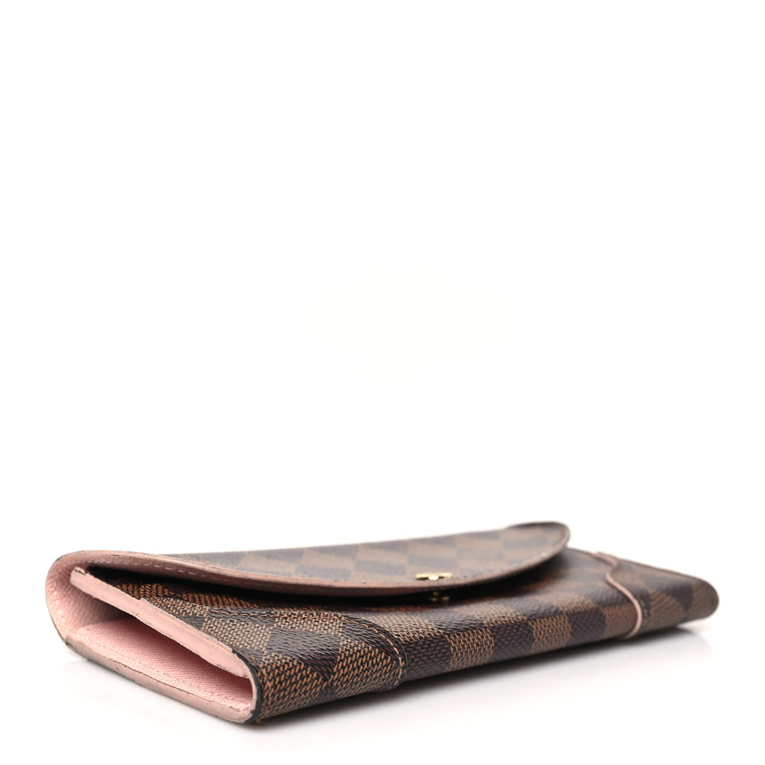 Louis Vuitton Damier Ebene Caissa Wallet Rose Ballerine 4 of 12
