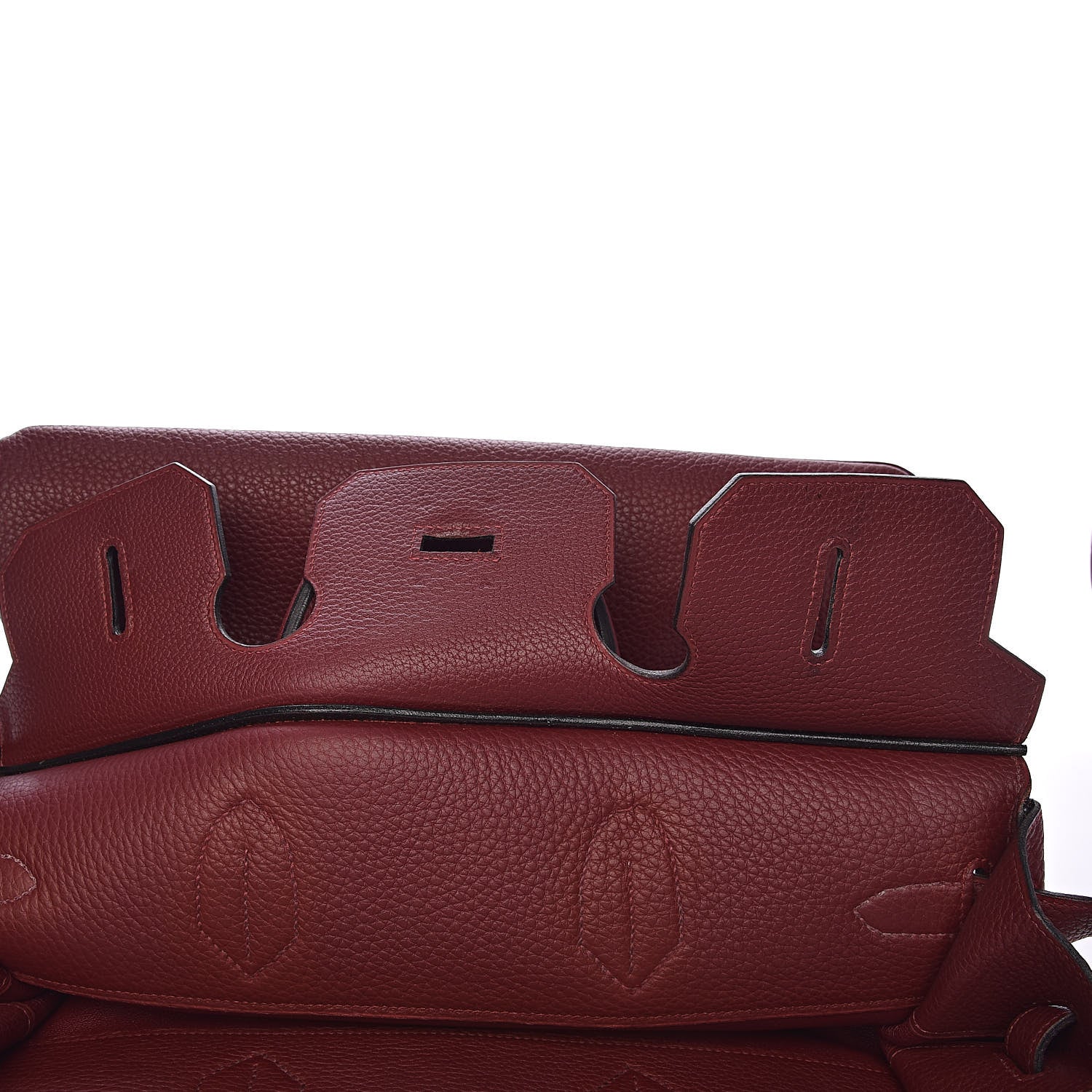 Hermes Fjord HAC Birkin 45 Rouge H 15 of 43