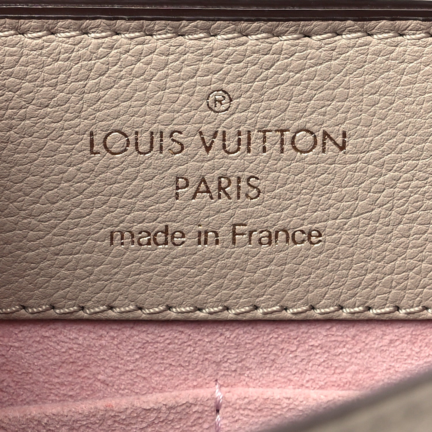 Louis Vuitton Soft Calfskin Lockme Ever MM Greige 5 of 9