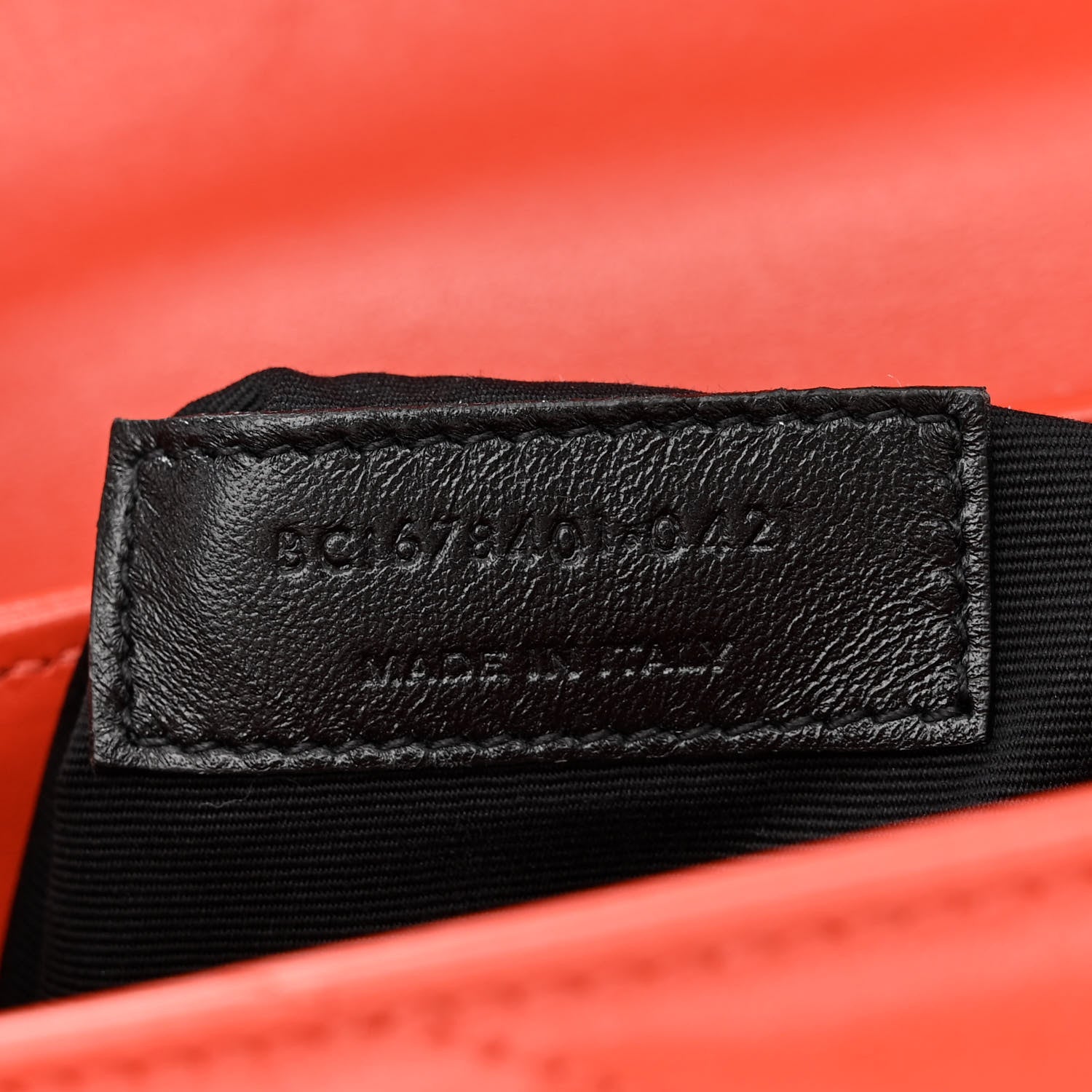 Saint Laurent Calfskin Y Quilted Monogram Toy Loulou Crossbody Bag Coral 7 of 14
