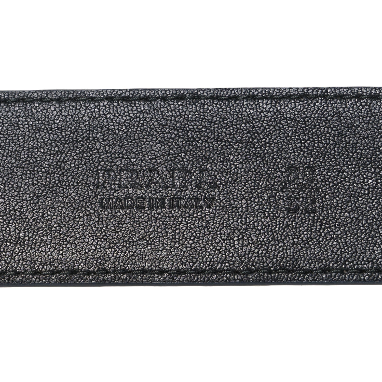 Prada Nappa Square Buckle Belt 80 32 Black 1873228 – FASHIONPHILE