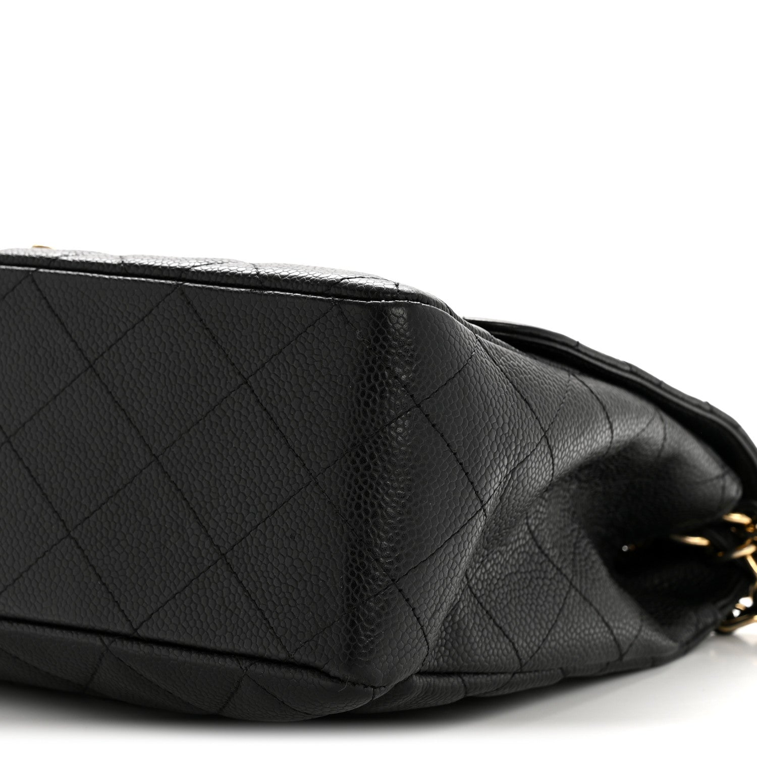 Chanel Caviar Quilted Jumbo Single Flap Black 10 of 13