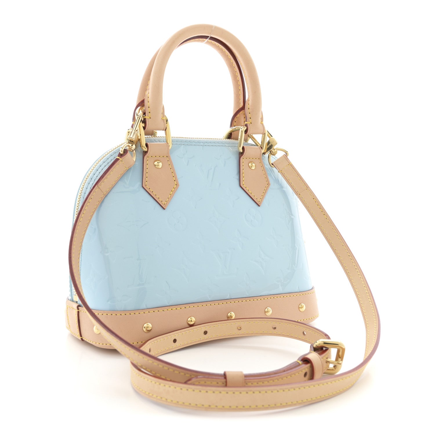 Louis Vuitton Vernis Hairclip Alma BB Sky 3 of 12