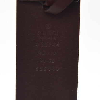 Gucci Guccissima Square G Belt 90 36 Brown 6 of 6