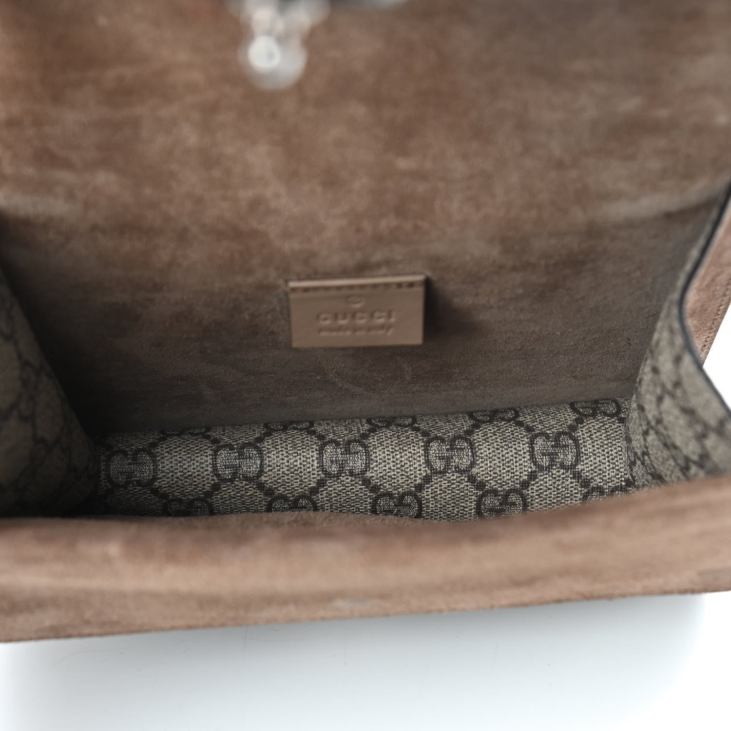 Gucci GG Supreme Monogram Mini Dionysus Shoulder Bag Taupe 8 of 17