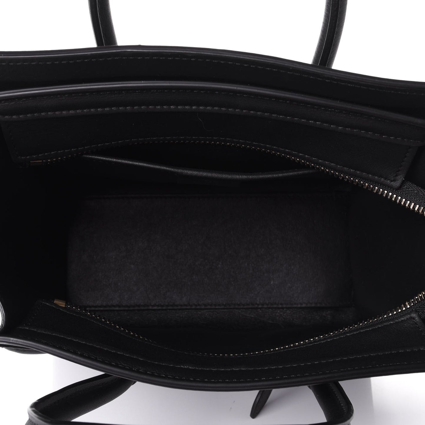Smooth Calfskin Nano Luggage Black