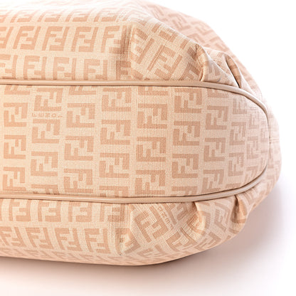 Fendi Zucchino Spalmati Vitello Chiusura Shoulder Bag Vacchetta Camelia 14 of 14