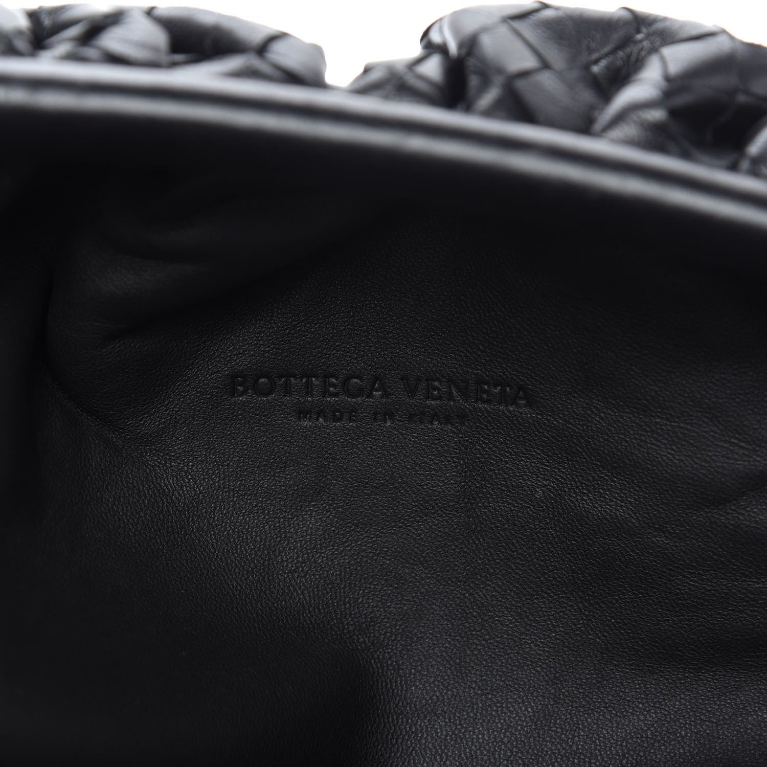 Bottega Veneta Nappa Maxi Intreccio The Pouch Oversized Clutch Black 8 of 10