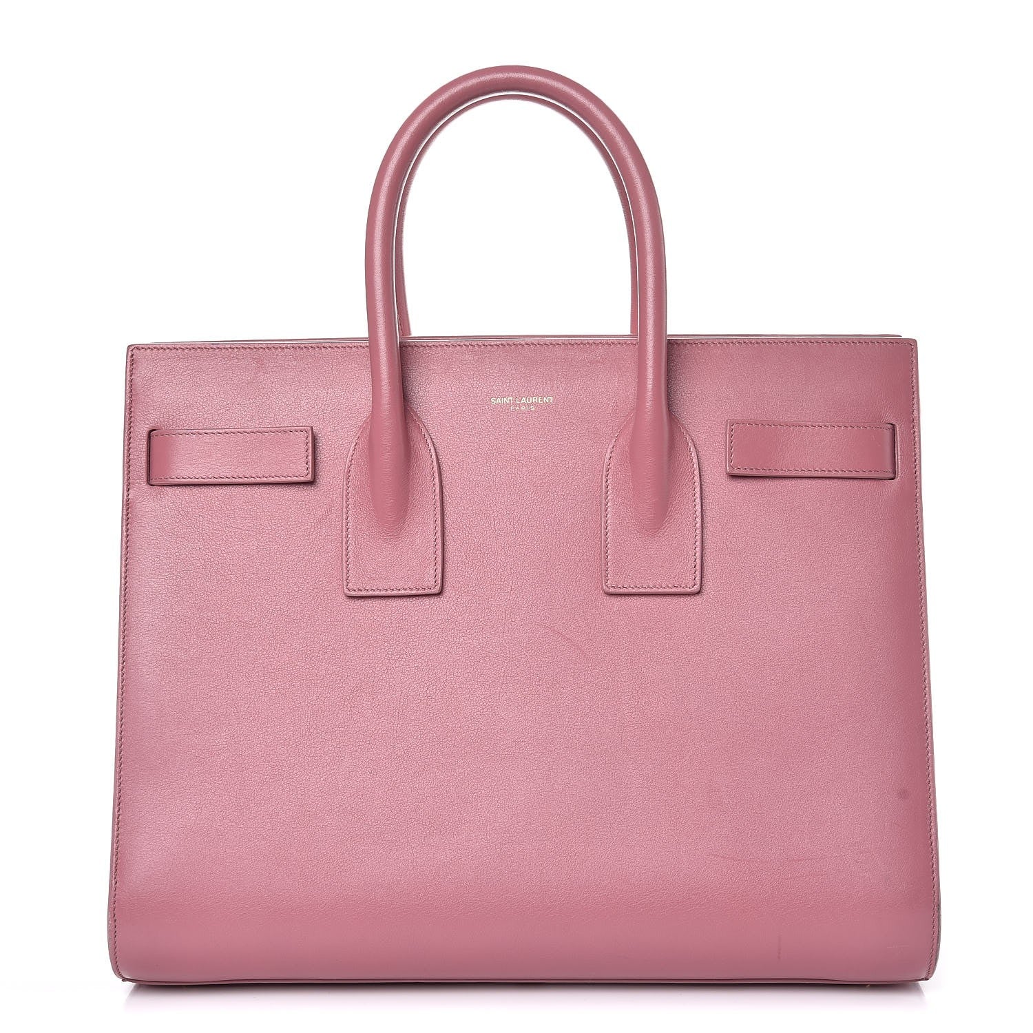 Saint Laurent Calfskin Small Sac De Jour Dark Rose 1 of 15