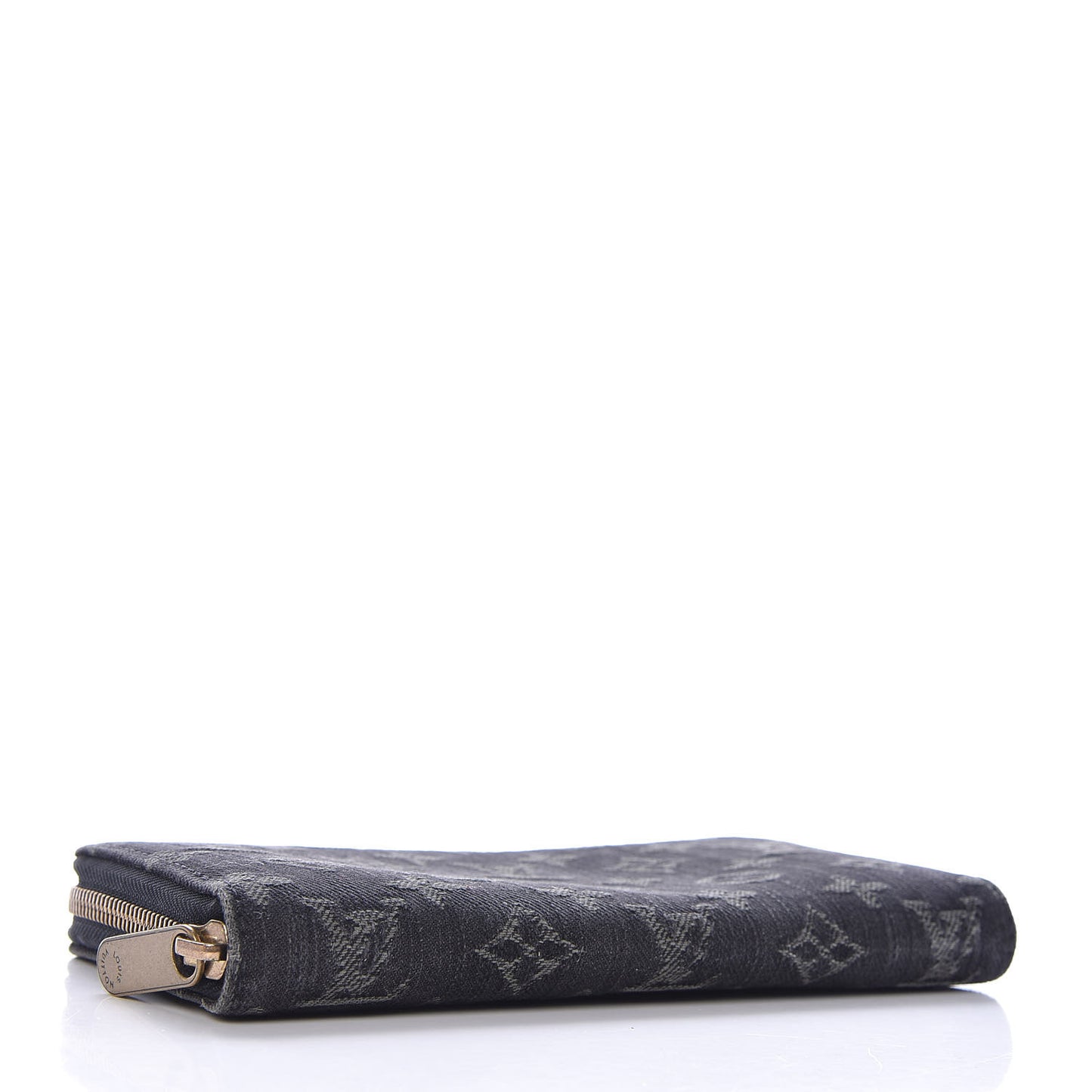 Denim Zippy Wallet Black