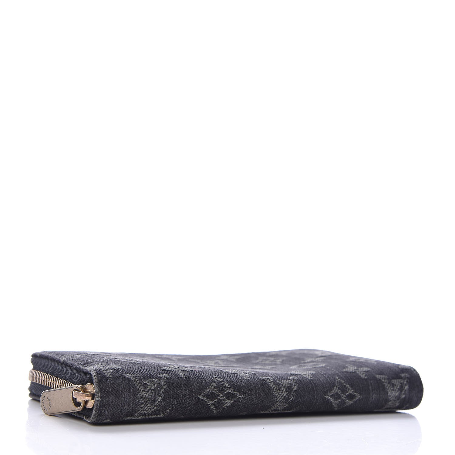 Louis Vuitton Denim Zippy Wallet Black 4 of 7