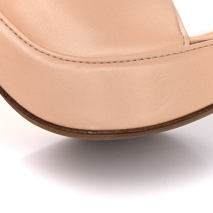 Bottega Veneta Nappa Slide Platform 115 Wedge Sandals 40 Macaroon 12 of 15