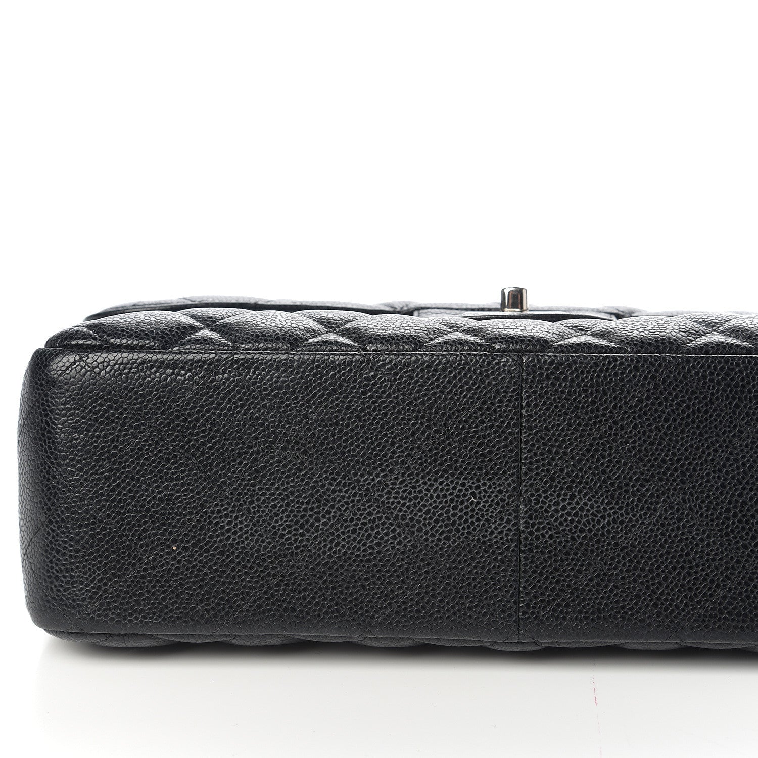 Chanel Caviar Quilted Jumbo Double Flap Black 14 of 15