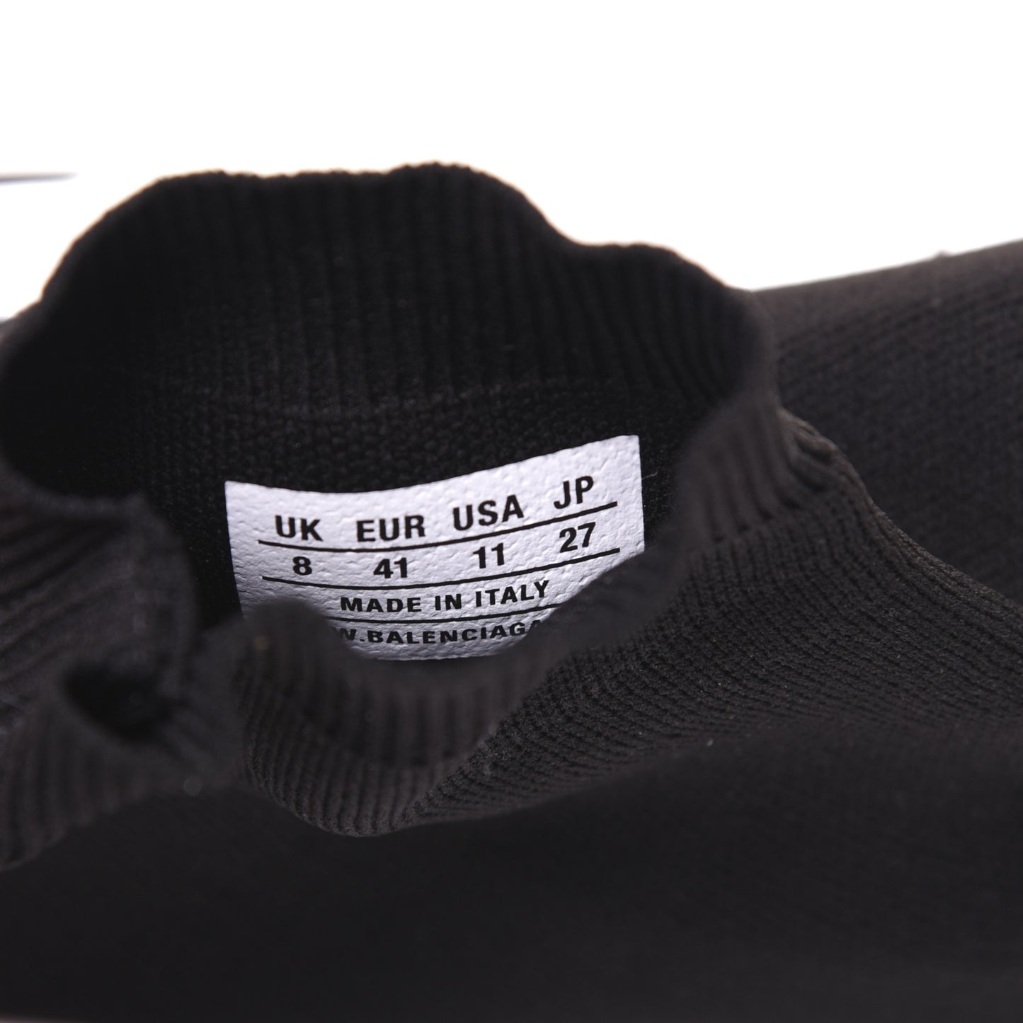 Neoprene Knit Womens Speed Graffiti Sneakers 41 Black White