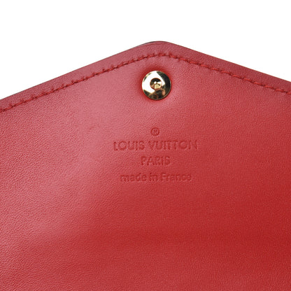 Louis Vuitton Vernis Sarah Compact Wallet Cherry 6 of 7