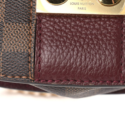Louis Vuitton Damier Ebene Cuir Taurillon Wight Bordeaux 11 of 12
