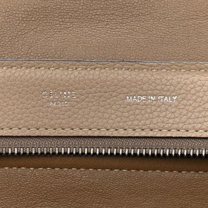 Celine Drummed Calfskin Suede Large Trapeze Dune 5 of 10