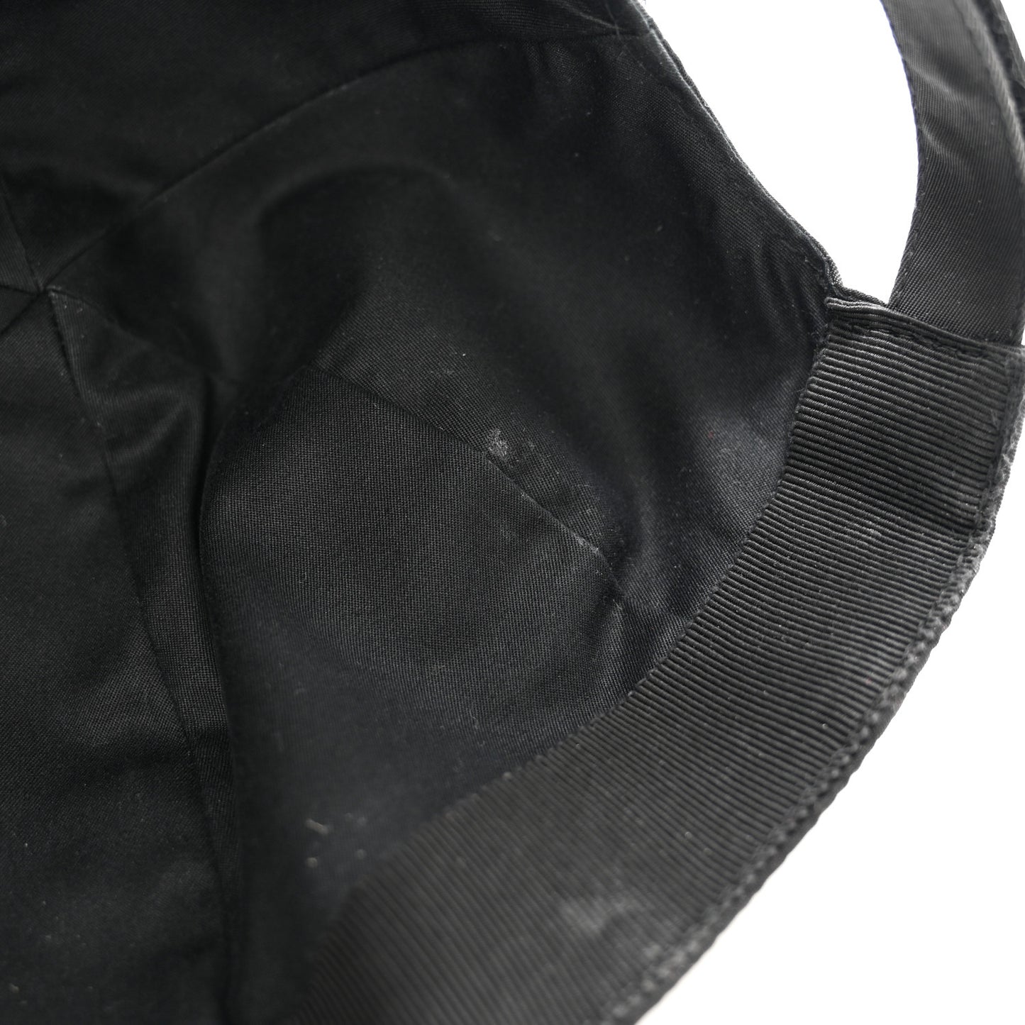 Nylon Baseball Cap S Black