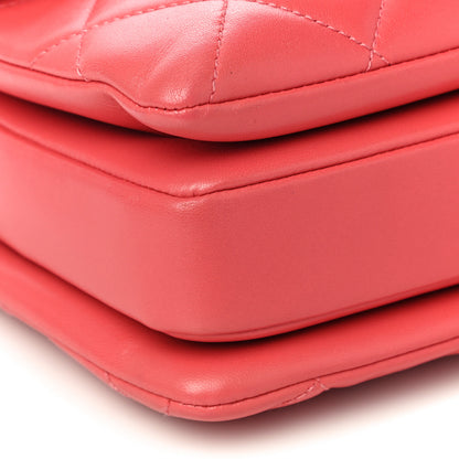 Chanel Lambskin Quilted Small Trendy CC Flap Dual Handle Bag Pink 8 of 9