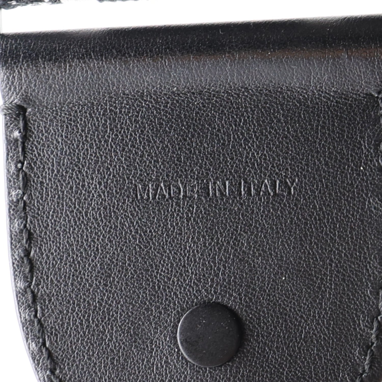 Christian Dior Canvas Embroidered Shoulder Strap Black Ultramatte 4 of 4