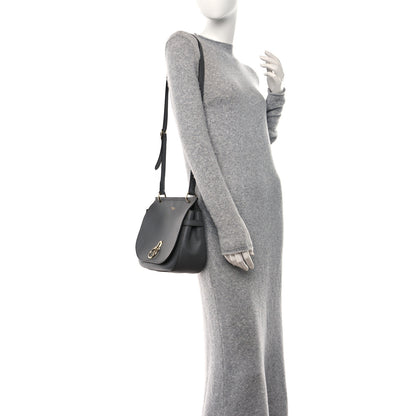 Mulberry Small Classic Grain Calfskin Small Amberley Satchel Charcoal 2 of 12