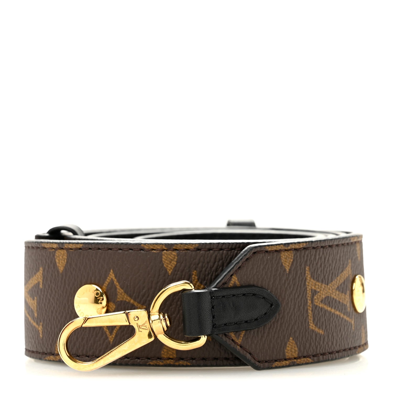 Louis Vuitton Monogram Adjustable Bandouliere Shoulder Strap Black 1 of 6