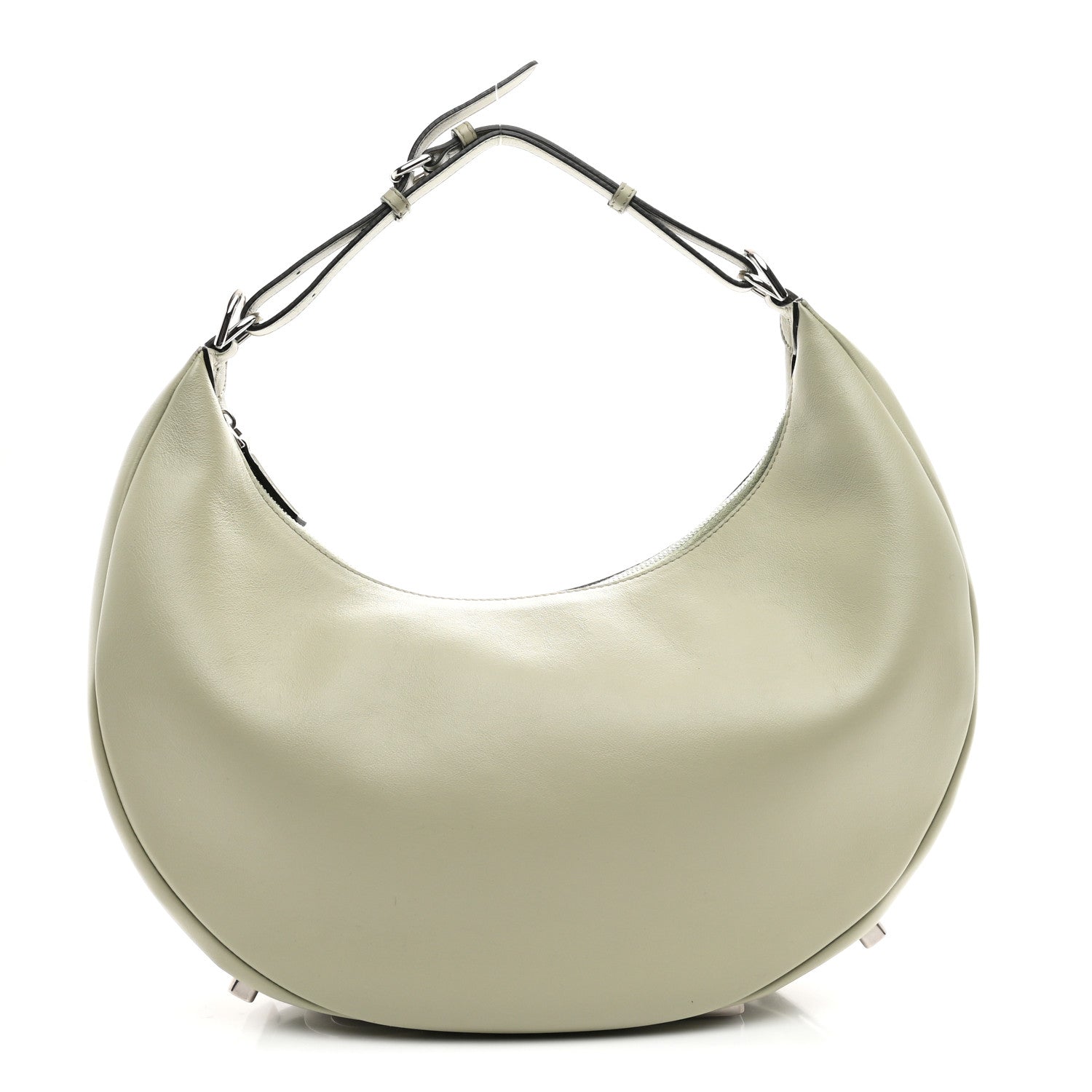 Fendi Vitello Grace Matte Medium Fendigraphy Hobo Bag Green Tea 1 of 10