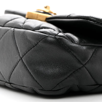 Chanel Lambskin Plexiglass Quilted Coco Love Mini Flap Black 10 of 10