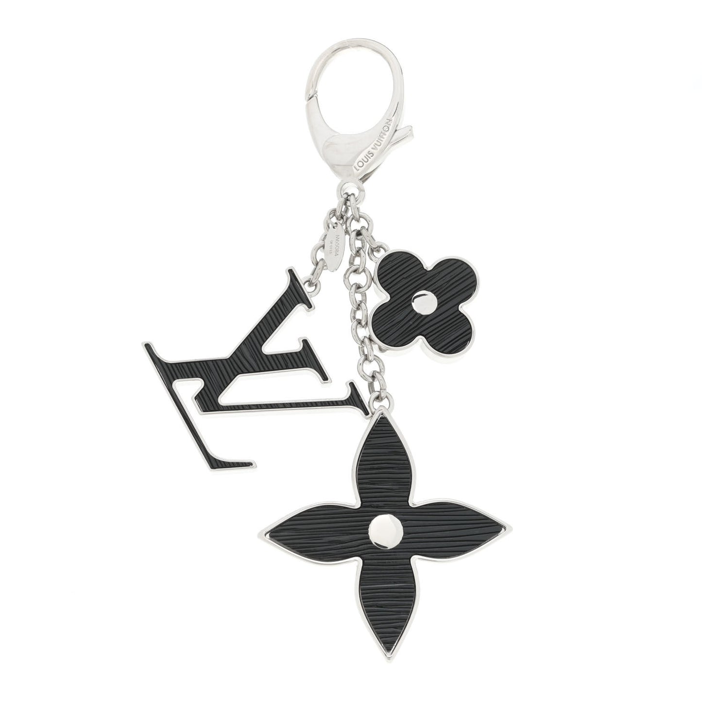 Electric Epi Fleur d'Epi Bag Charm Black