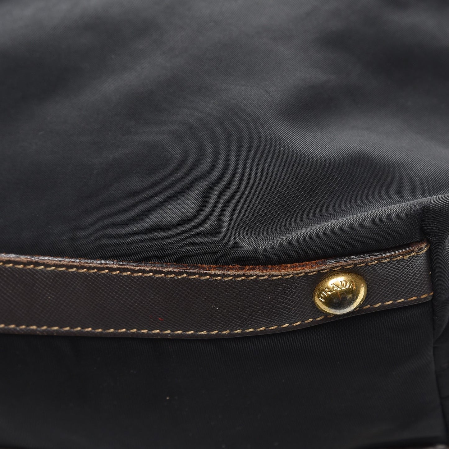 Saffiano Tessuto Nylon Tote Nero Black