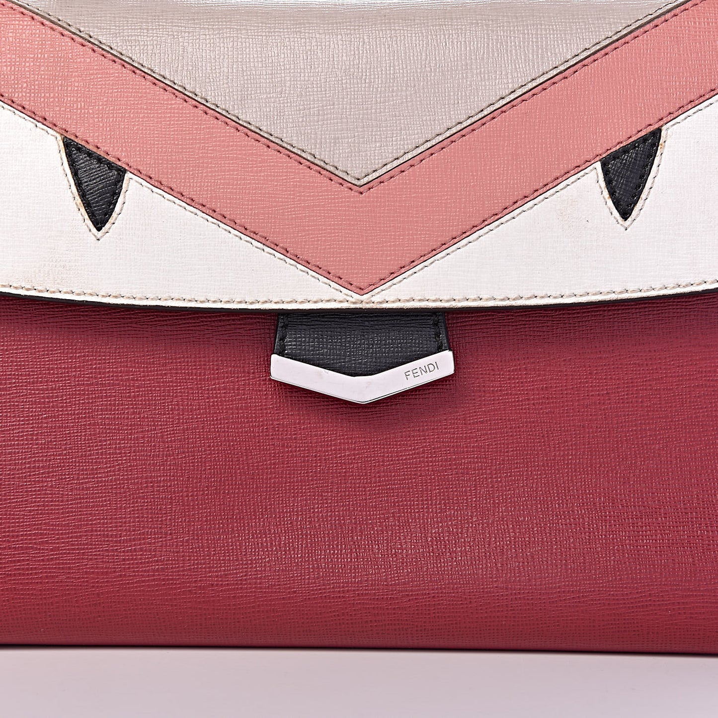 Vitello Elite Monster Mini Demi Jour Shoulder Bag Ribes Grigio Polvere Carbone