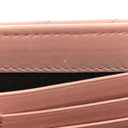 Gucci Calfskin Matelasse GG Marmont Chain Wallet Perfect Pink 12 of 20