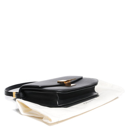 Celine Goatskin Medium Classic Box Flap Bag Black 4 of 10