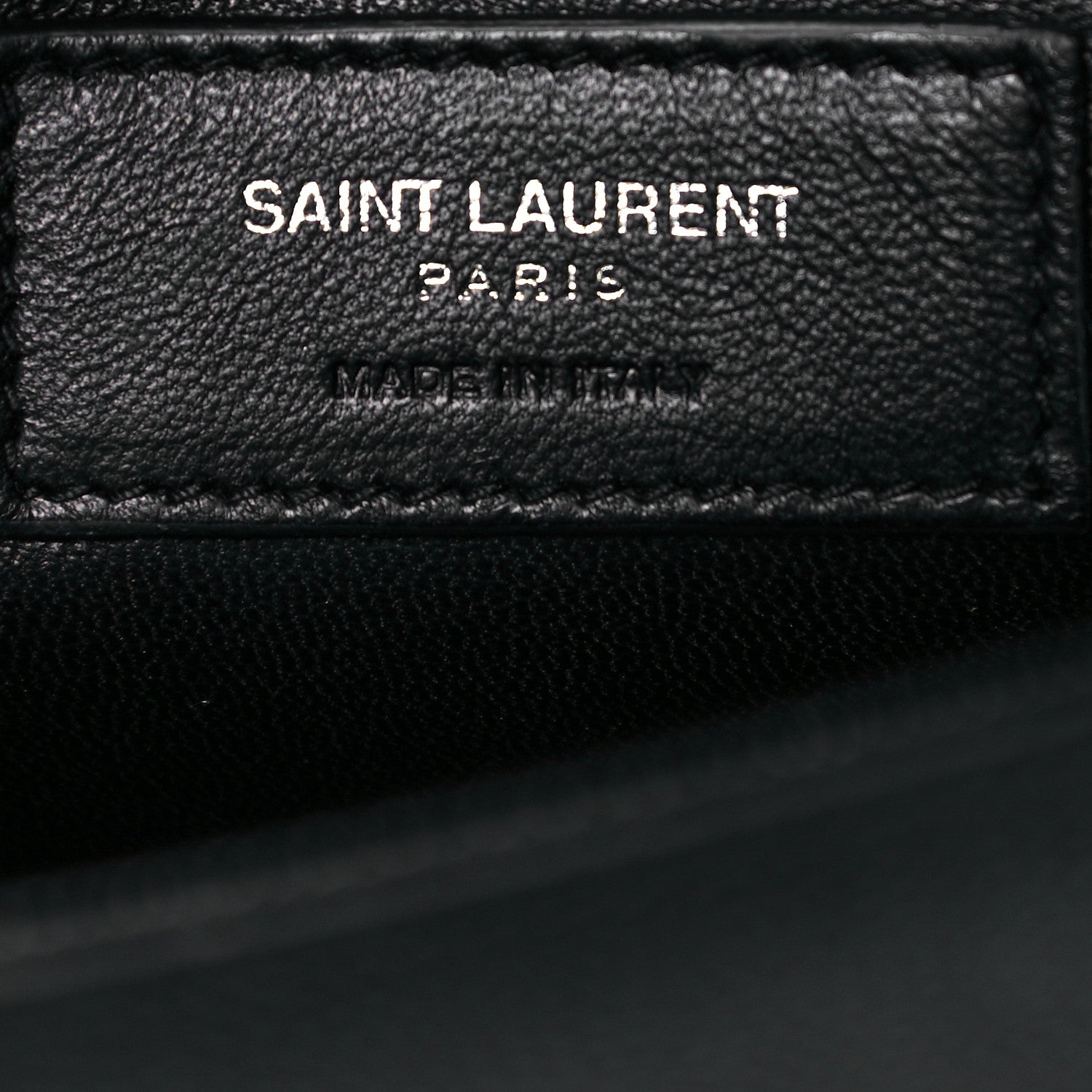 Saint Laurent Grain De Poudre Small Monogram Kate Satchel Black 7 of 7