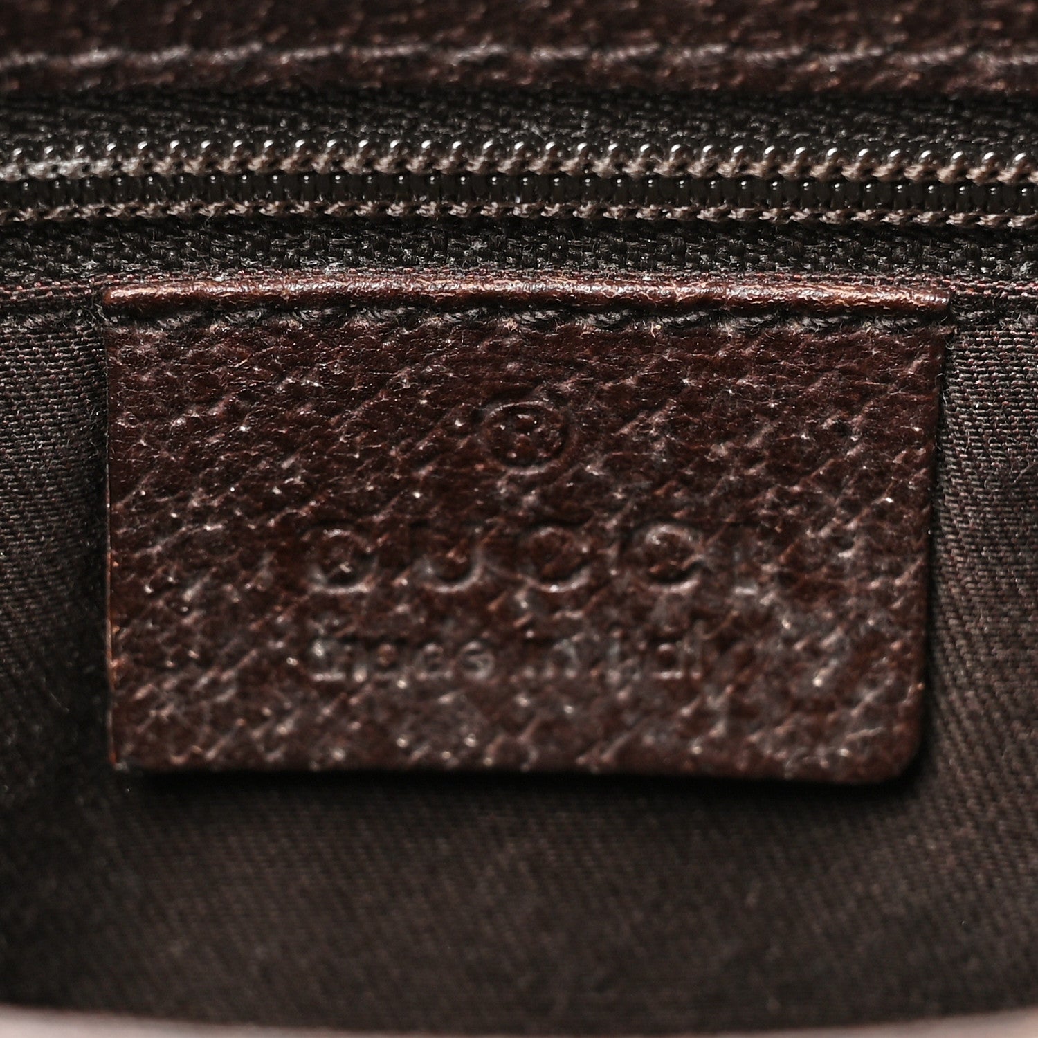 Gucci Monogram Waist Pouch Bag Dark Brown 6 of 10
