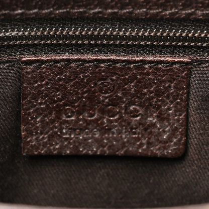 Gucci Monogram Waist Pouch Bag Dark Brown 6 of 10