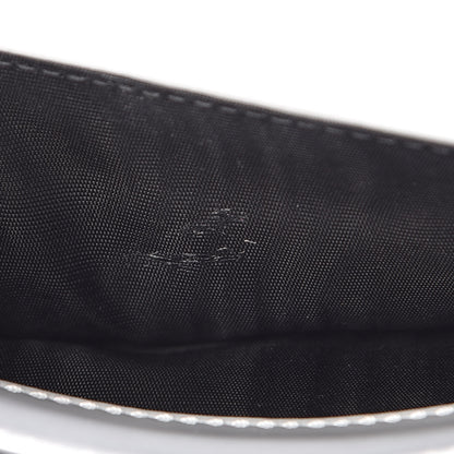 Christian Dior Patent Micro-Cannage Diorama Wallet on Chain Pouch White 7 of 10