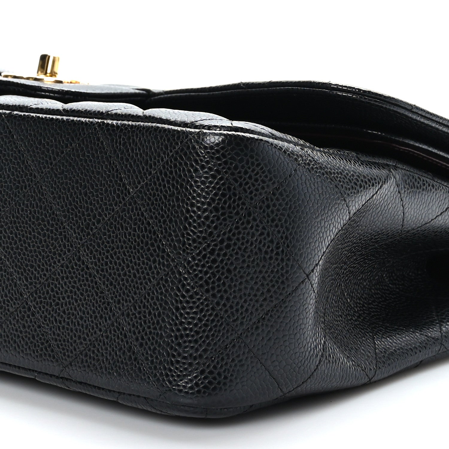 Chanel Caviar Quilted Jumbo Double Flap Black 10 of 10